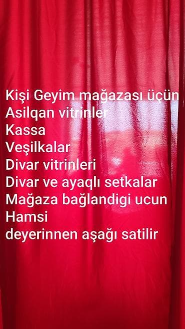 mağaza vitrin: Mağaza üçün avadanlıqlar 1) Metal geyim asqısı stendi – 30 AZN - Qara — 1