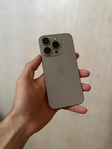 sazz problem: IPhone 15 Pro, 128 GB, Natural Titanium, Simsiz şarj — 1