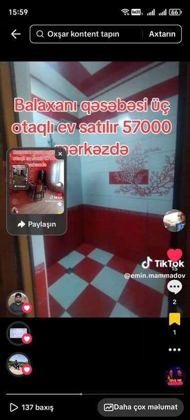gülçülükdə evlər: 4 комнаты, 100 м², Нет кредита, Средний ремонт — 6