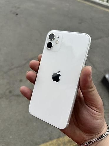 IPhone 11, 64 GB, Ağ, Face ID