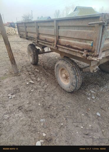 traktor 89: Kənd təsərrüfatı üçün 2 oxlu traktor qoşqusu - Korpus: metal, bükməli — 4