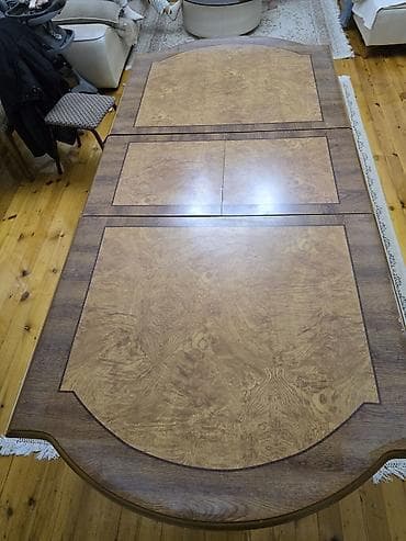 stol sufreleri: Klassik masa, Açılan, Taxta, Dördbucaq masa — 6