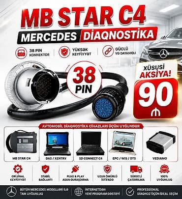 MB Star C4 38 pin diaqnostika kabeli. 🚍🚍🚍Diaqnostika kabeli Lənkəran