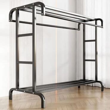 paltar asılqanı taxta: Asılqan Funksional model 5 Asqı qolu ilə . Yüksək keyfiyyətli metal — 4