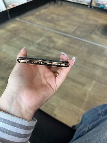 iphone x max: IPhone 11 Pro Max, 256 GB, Qızılı, Face ID — 3
