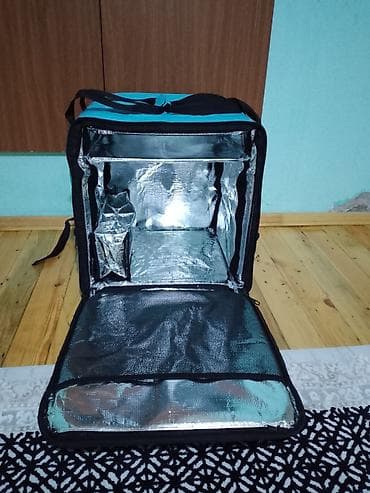 Wolt kuryerləri üçün izotermik çatdırılma çantası təzədir söküntü çirk — 3