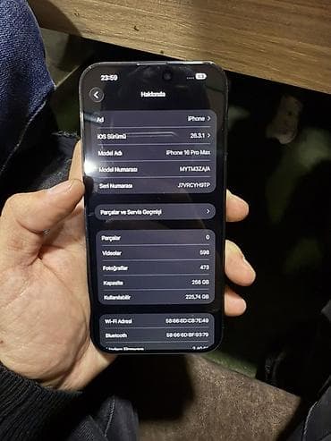 iphone 12 pro max ekran: IPhone 16 Pro Max, 256 GB, Qara — 3