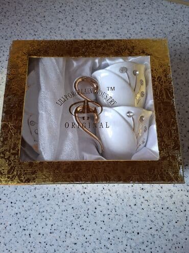 Çaydanlar və qəhvədanlar: Çay dəsti, rəng - Çəhrayı, Farfor, 2 nəfərlik — 3