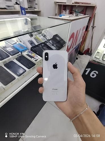 iphone 7 plus barter: IPhone X, 64 GB, Gümüşü, Face ID — 1