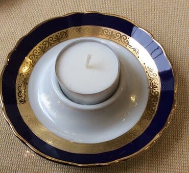 murebbe qablari: Nəlbəkilər, rəng - Göy — 6