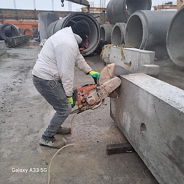 Няни, сиделки: Beton kəsim və deşik açma xidməti - Armaturlu beton, monolit, blok və — 3