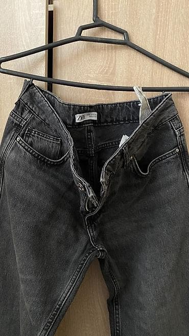 jeans: Cinslər, Zara, rəng - Boz — 1