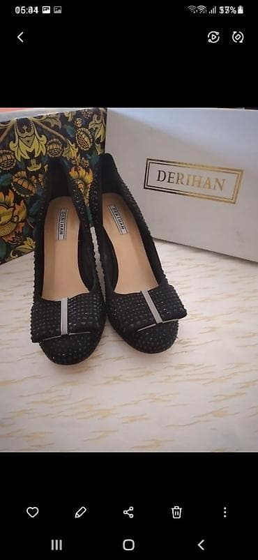 Məhsul: Derihan qadın ayaqqabısı və zərif çanta - Brend: Derihan