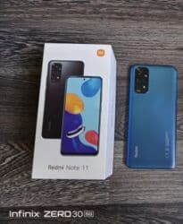Redmi Note 11, 128 GB, rəng - Göy, Zəmanət, Sensor, Barmaq izi