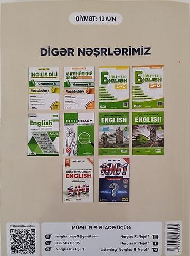 Nərgiz R. Nəcəf — English 250 Sınaq Toplusu / 3. Nəşr ​Buraxılış — 3