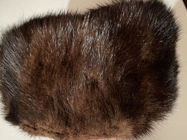 kişi üçün yun şap şaplar: Норковая шапка мужская, новая, размер 56. Также имеются 2 ношеные в — 5