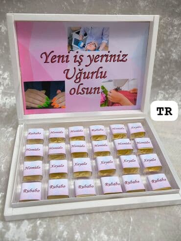 подарок мужчине на 23 февраля: Şokolad xonçasi ad günleri,xna partileri,kicik toy ve saire istənilən — 14