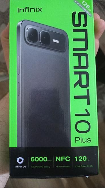 xiaomi redmi a5: Infinix Smart, 128 GB, rəng - Boz, Sensor — 2