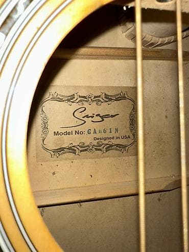 gitara cantasi: Akustik gitara, 6 sim — 10