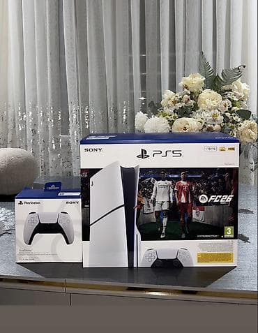 Sony PlayStation 5 slim modelidir üzərində 2 orginal pult içində çoxlu — 1