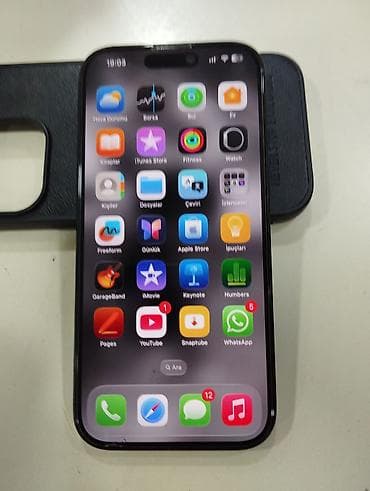 operativ yaddaş: IPhone 16 Pro, Black Titanium, Face ID — 4