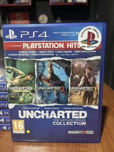 uncharted türkçe: PS4 üçün Uncharted: The Nathan Drake Collection oyunu. Bu kolleksiyaya — 1