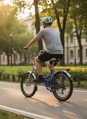 velosiped a: Qatlana bilən (Desna tipli) “Новый Стар” uşaq velosipedi “Uşaq — 1