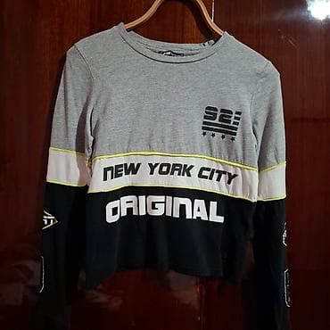 Sviter, New Yorker, 2XS, rəng - Boz