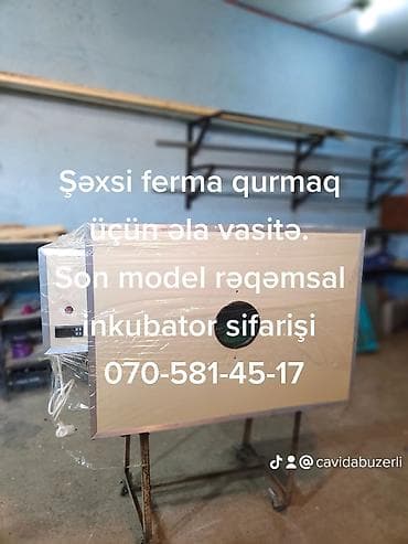 inkubator satisi: Son model rəqəmsal tam avtomat.
inkubator sifarişi — 5