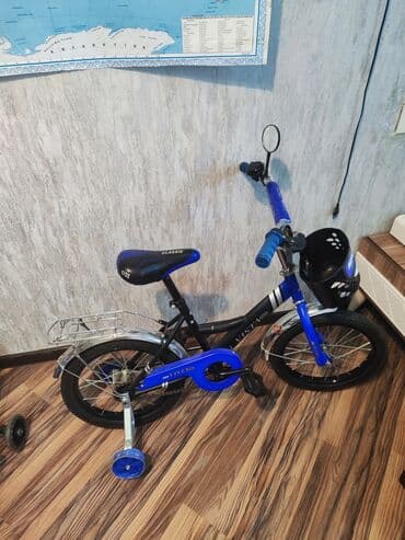 göy bodiklər: İki təkərli Uşaq velosipedi Vista, 16", sürətlərin sayı: 10 — 2