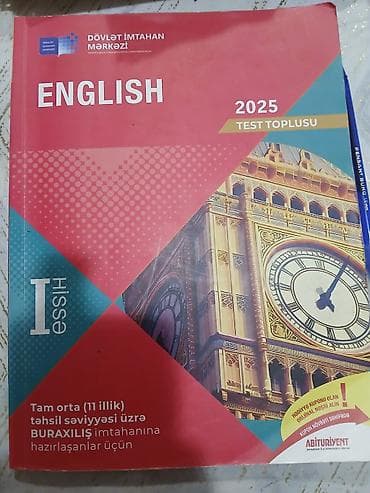 Velosipedlər: İngilis dili Testlər 11-ci sinif, DİM, 1-ci hissə — 1