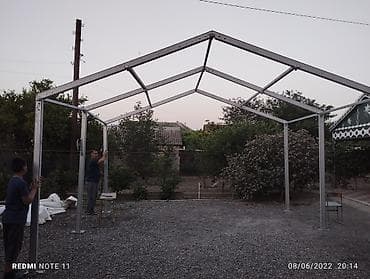 cib bıcaq satışı: Metal karkaslı tent/çadır konstruksiyası - Tətbiq: həyət, tədbir — 3