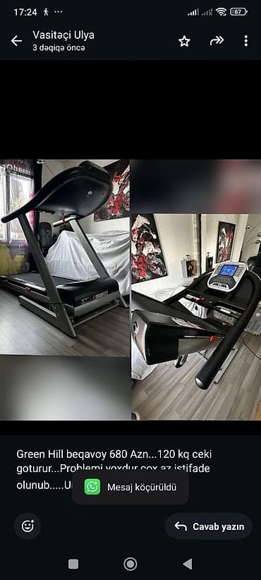 Green Hill beqavoy 680 Azn. 120 kq ceki goturur. Problemi yoxdur cox