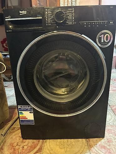 borofone be28 plus: Beko paltaryuyan maşın – 9 kq yükləmə. Rəng: qara. Ön yükləməli, böyük — 1