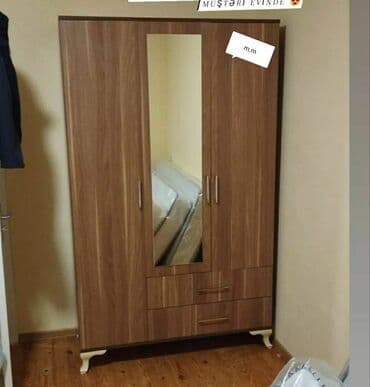 4 qapili dolab: Yeni, Açılan, 4 qapılı Düz dolab, Qarderob, paltar dolabı, Azərbaycan — 4