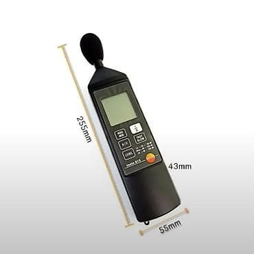 kir: Sonometr Model: Testo 815 Geniş mühitlərdə dəqiq səs-küy ölçmələri — 5