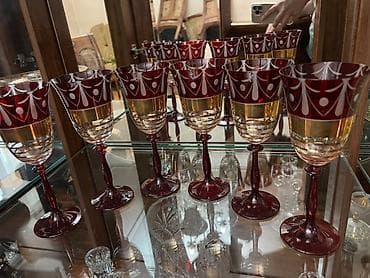 Asia: Бокалы, цвет - Красный, Стекло, Набор из 6 шт. — 1