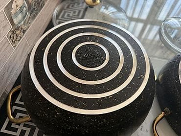 pec soba: Qazan, rəng - Qara, Qranit — 3