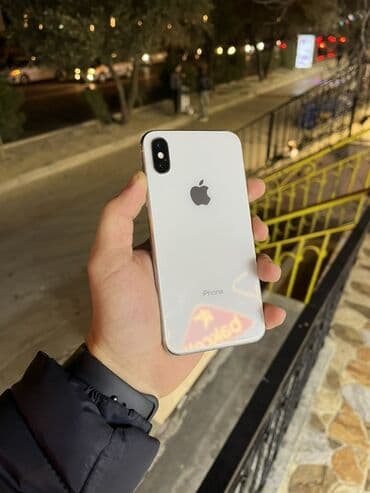 Apple iPhone: IPhone X, Gümüşü, Face ID — 5