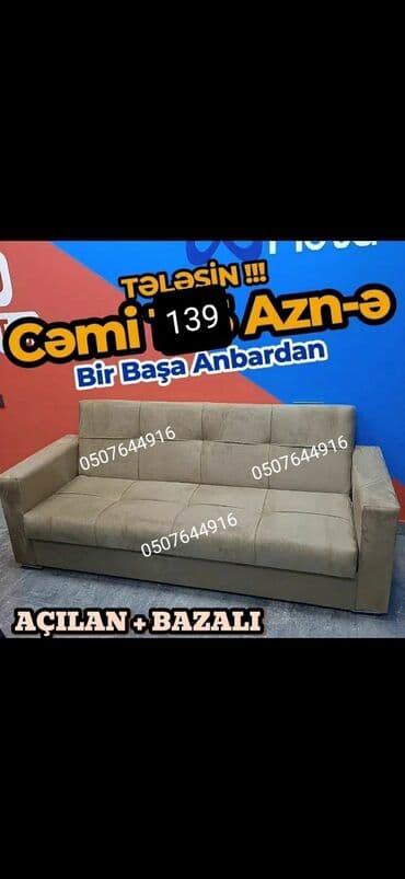 mətbəx ucun divan: Divan, Yeni, Açılan, Bazalı, Parça, Ödənişli çatdırılma — 1