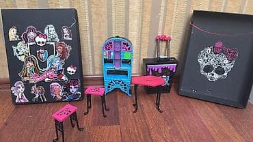 Monster High kolleksiyası – kuklalar və aksesuarlar seti - 4 orijinal — 2