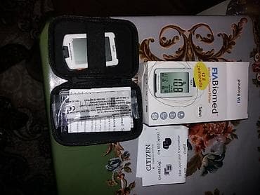 qlukometr: FIA Biomed “Salut” qan qlükoza ölçən cihaz Xüsusiyyətlər: - Qanda — 3