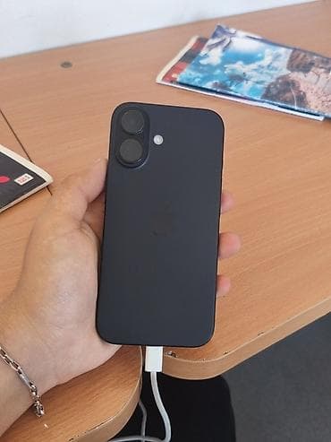 philips xenium 9@9h: IPhone 16, 256 GB, Qara, Zəmanət — 1