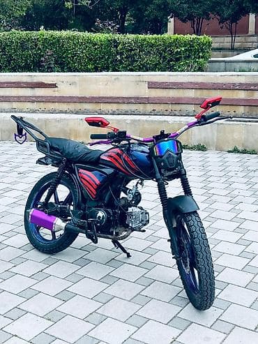 детские мотоциклы на аккумуляторе: Kustom mini-motosiklet – şəhər içi sürüş və gündəlik istifadə üçün — 2