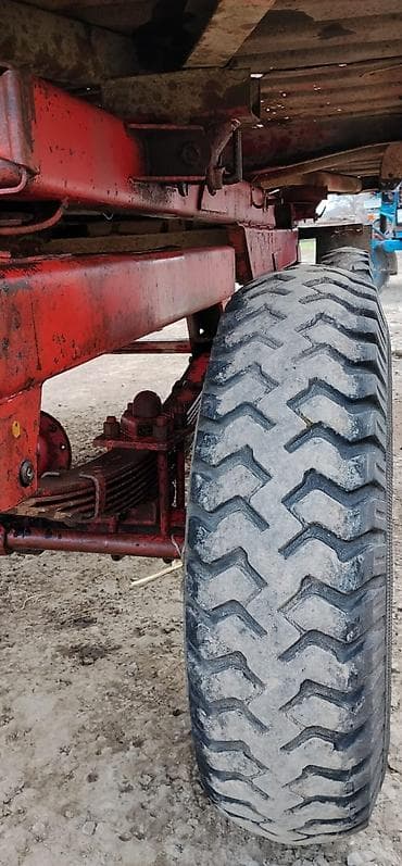 Kənd təsərrüfatı üçün ikioxlu traktor qoşqusu - Hidravlik üçtərəfli — 8