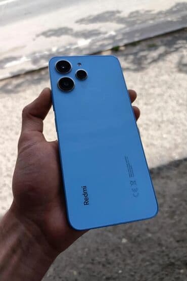telefon soyducu: Redmi 12, 128 GB, rəng - Mavi, Barmaq izi — 1