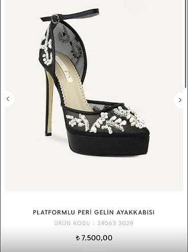 ayaggabı: Ölçü: 37, rəng - Qara, Yeni — 4