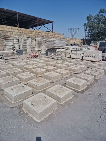 бетонные кольца больших размеров: Hər ölcüdə beton dirəklər .yol isarələri.kabel isarələri kanalzasiya — 24