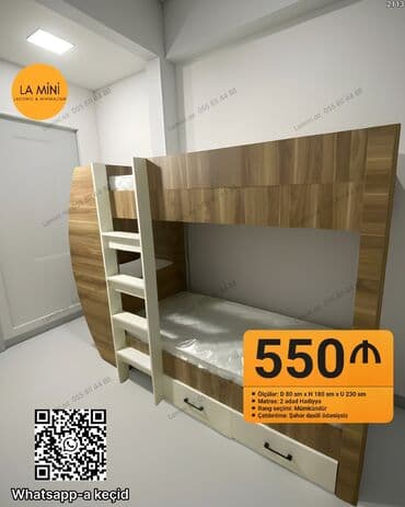 Oğlan və qız üçün, Çarpayı, Matras ilə, Siyirməli lalafo.az -da Oğlan və qız üçün, Çarpayı, Matras ilə, Siyirməli