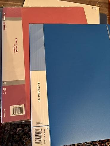 бумажное шоу: A4 ölçülü sənəd saxlama ləvazimatları dəsti.1 ededi 3 azn - Plastik — 9
